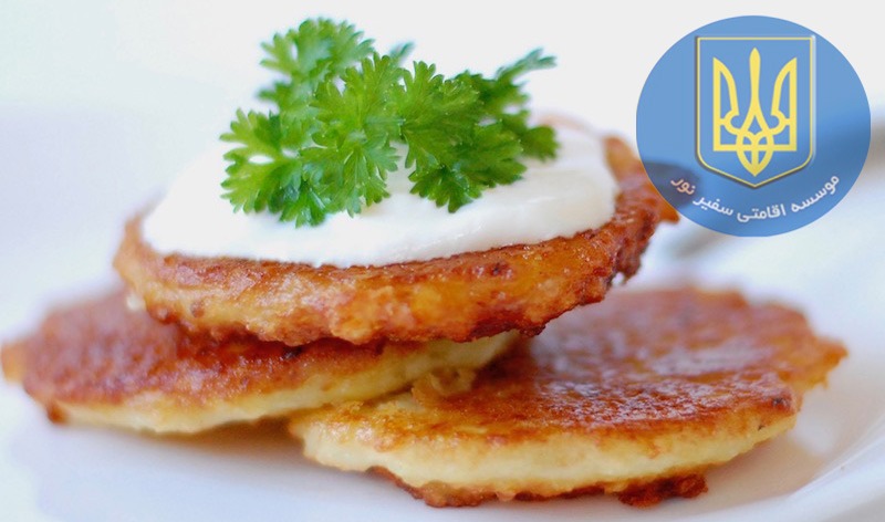 پنکیک سیب زمینی-potato pancakes